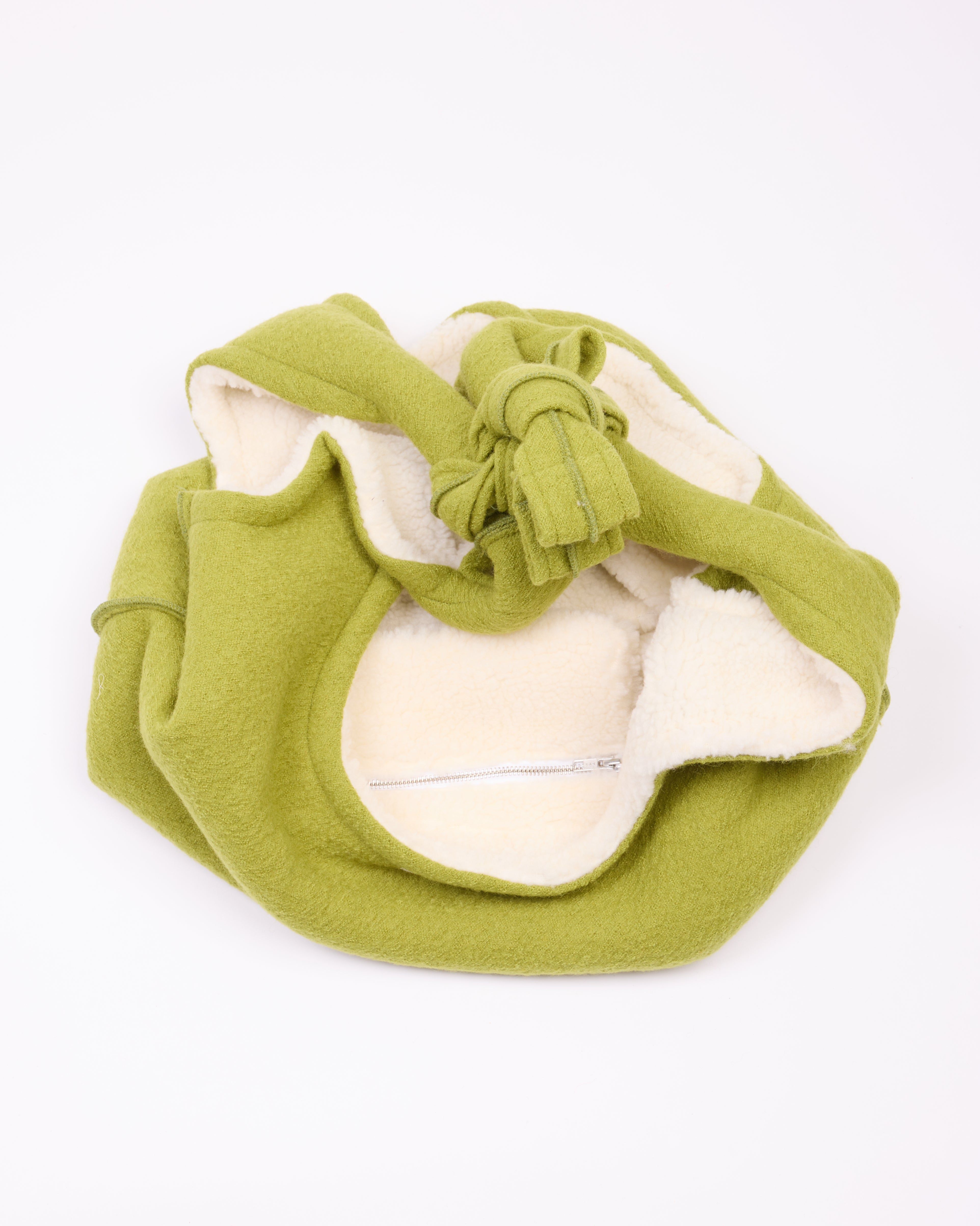 LA BOURSE - LAINE BOUILLIE / VERT (PRÉCOMMANDE)