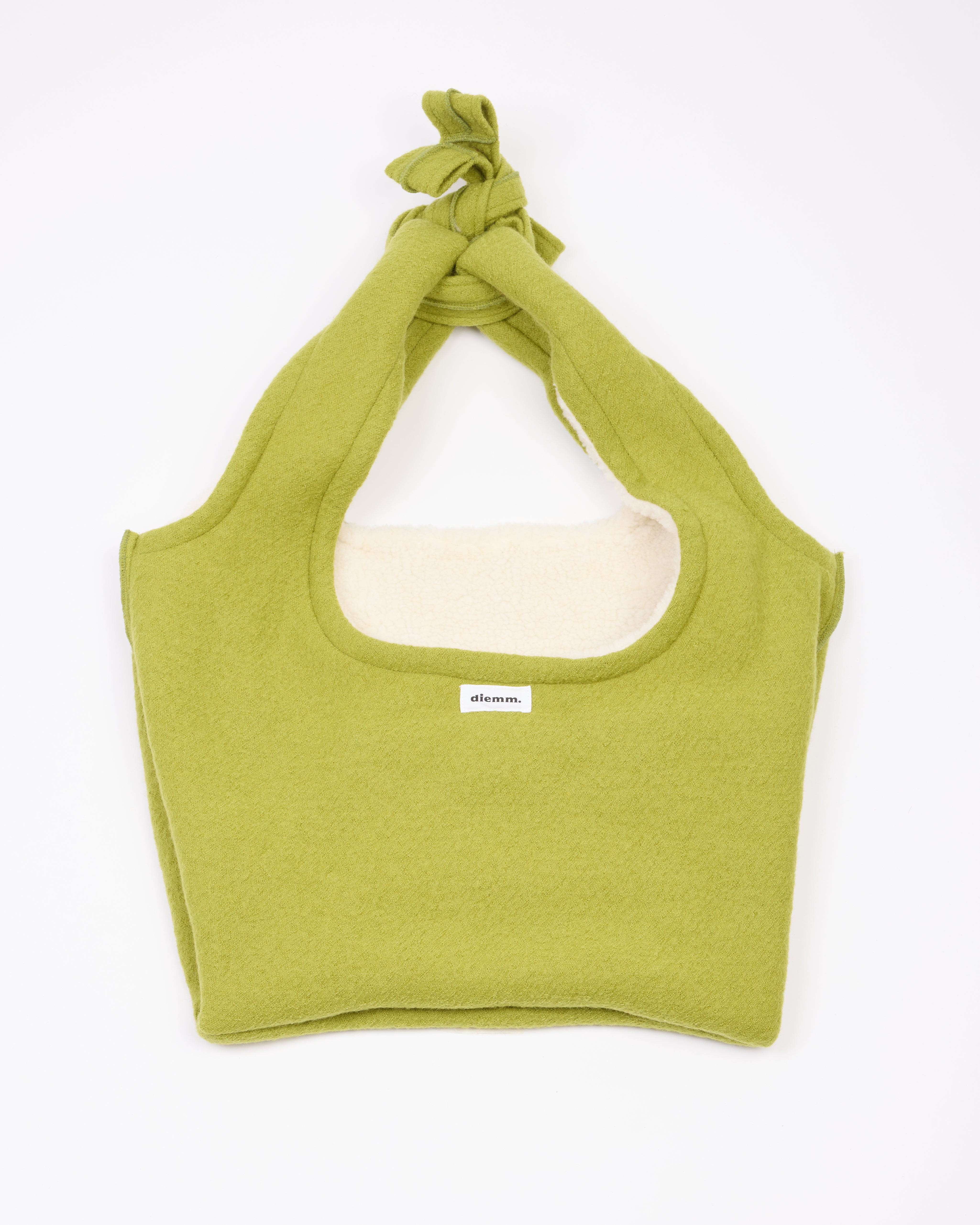 LA BOURSE - LAINE BOUILLIE / VERT (PRÉCOMMANDE)