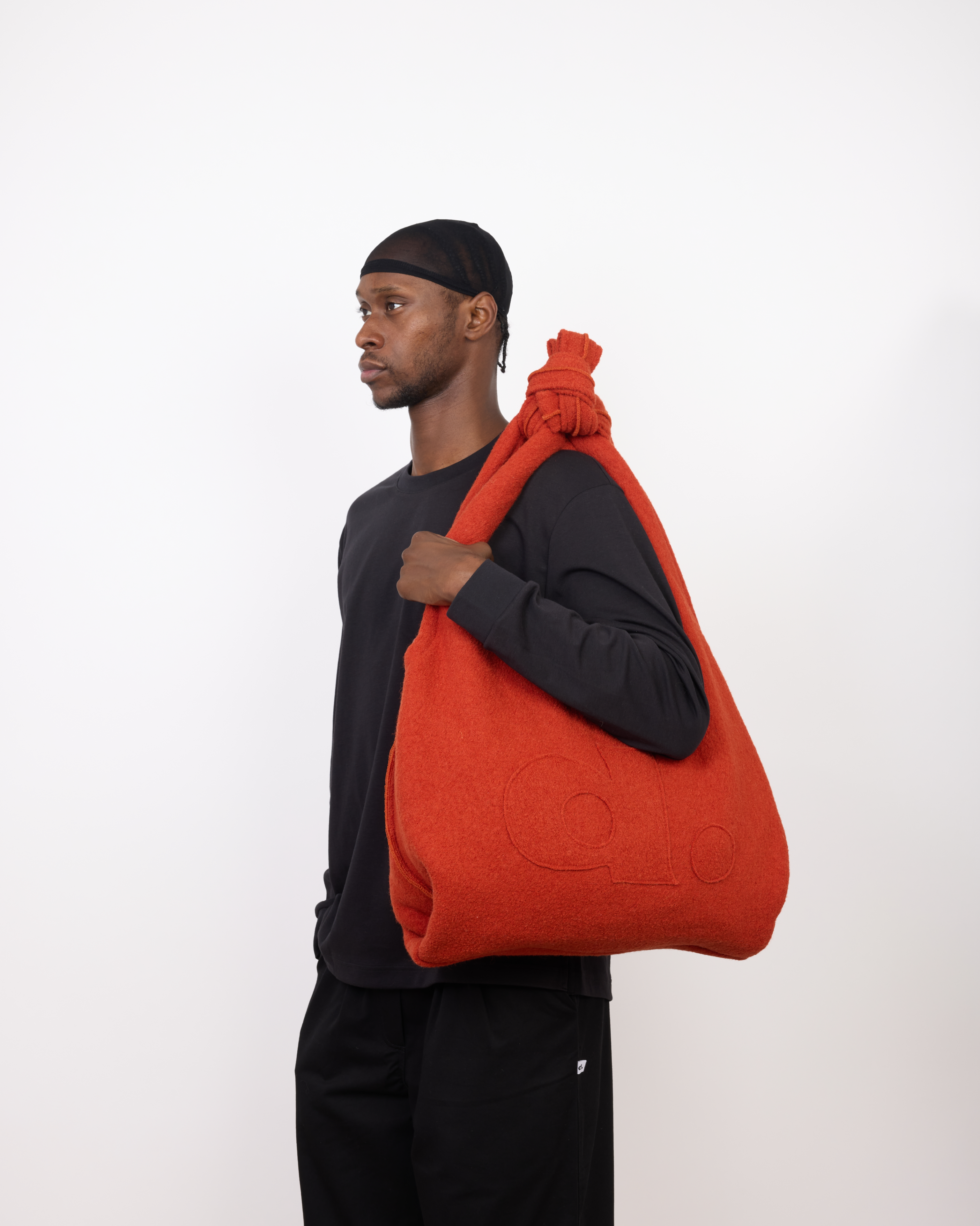 LA BOURSE - LAINE BOUILLIE / ORANGE (PRÉCOMMANDE)