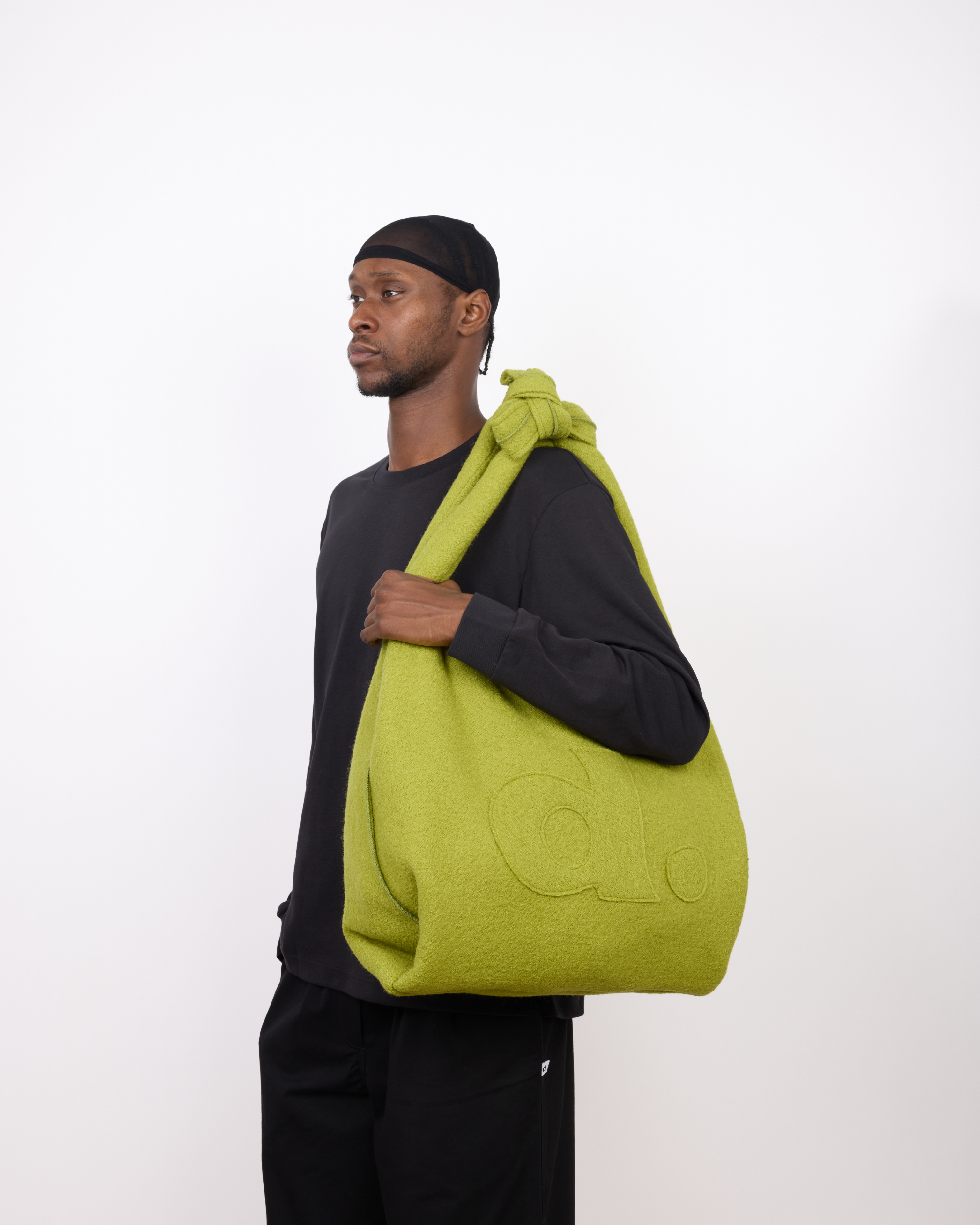 LA BOURSE - LAINE BOUILLIE / VERT (PRÉCOMMANDE)