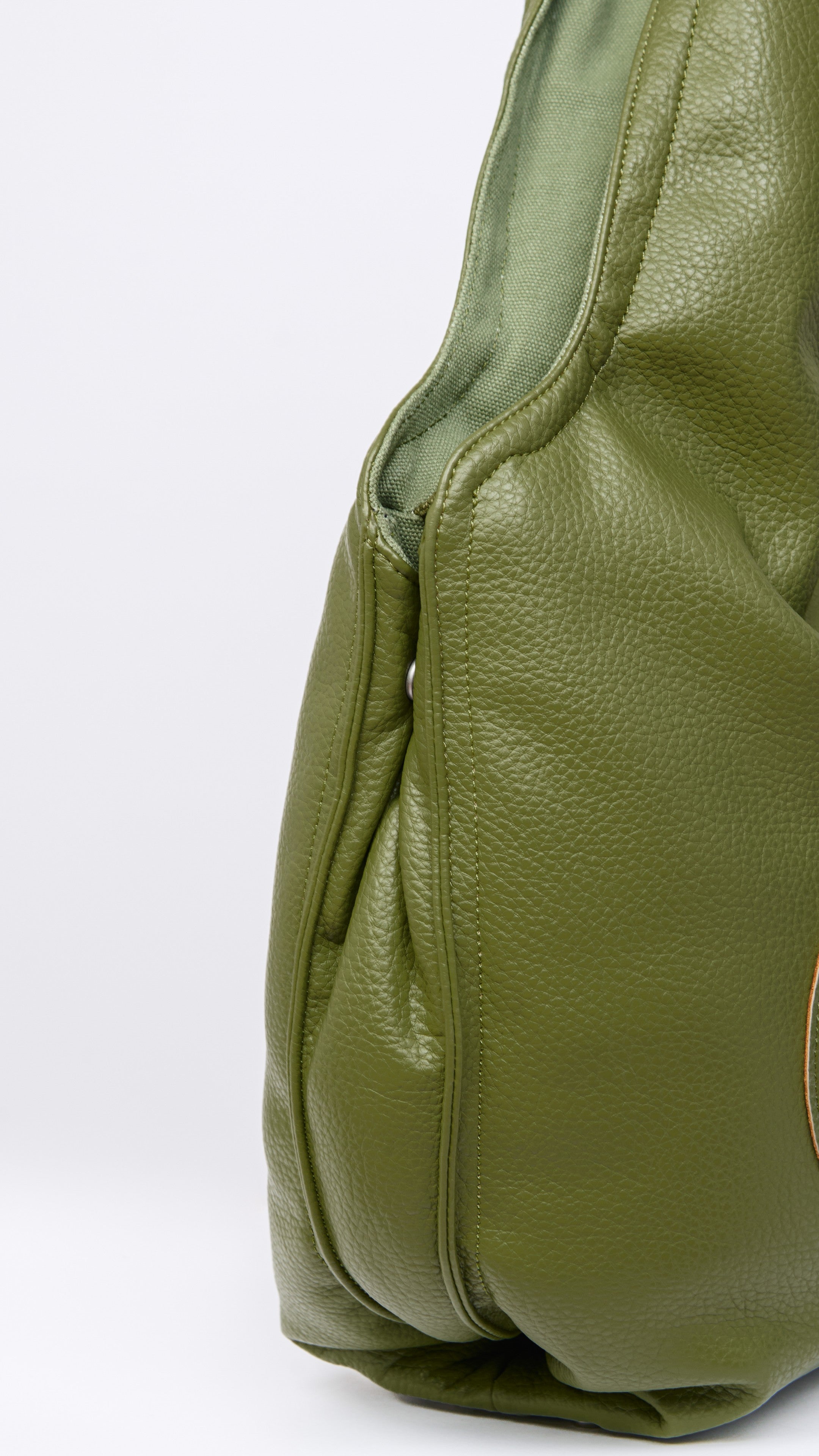 LA BOURSE - CUIR VÉGAN / VERT