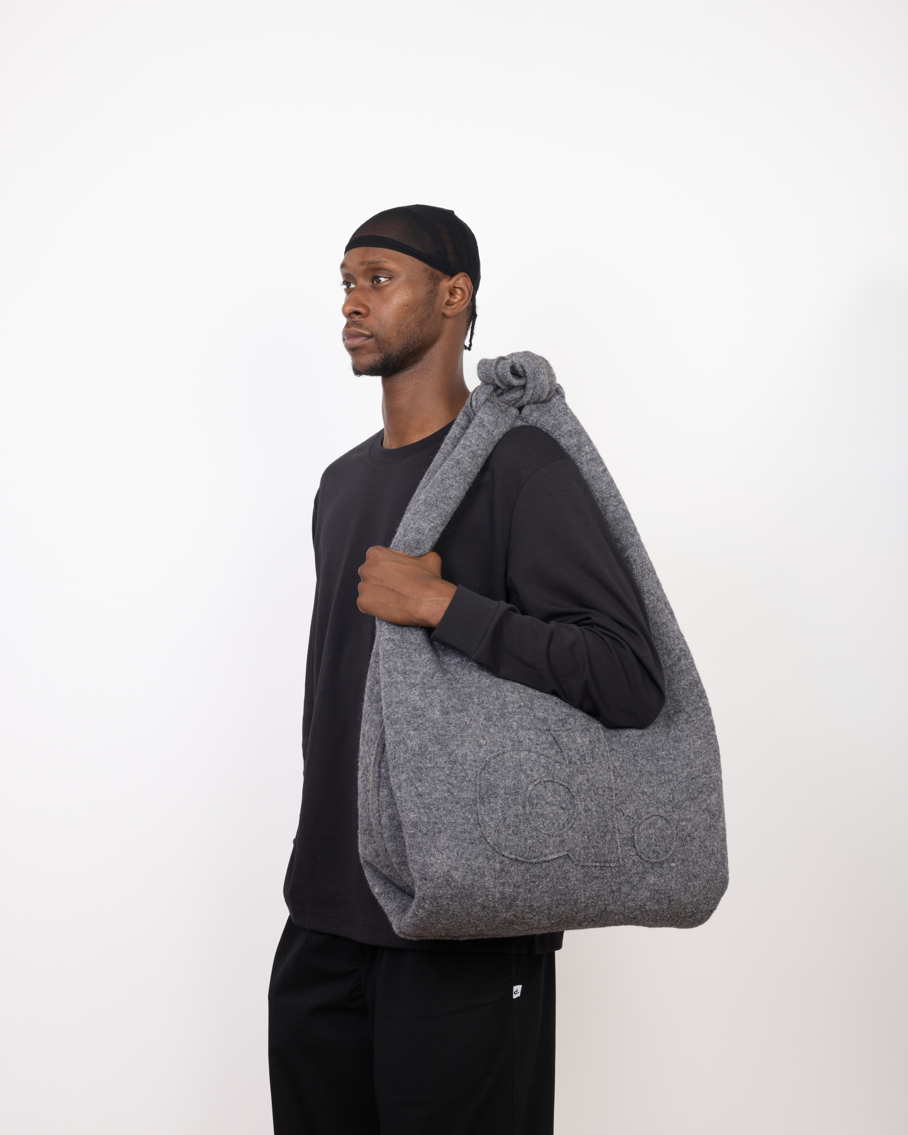 LA BOURSE - LAINE BOUILLIE / GRIS (PRÉCOMMANDE)