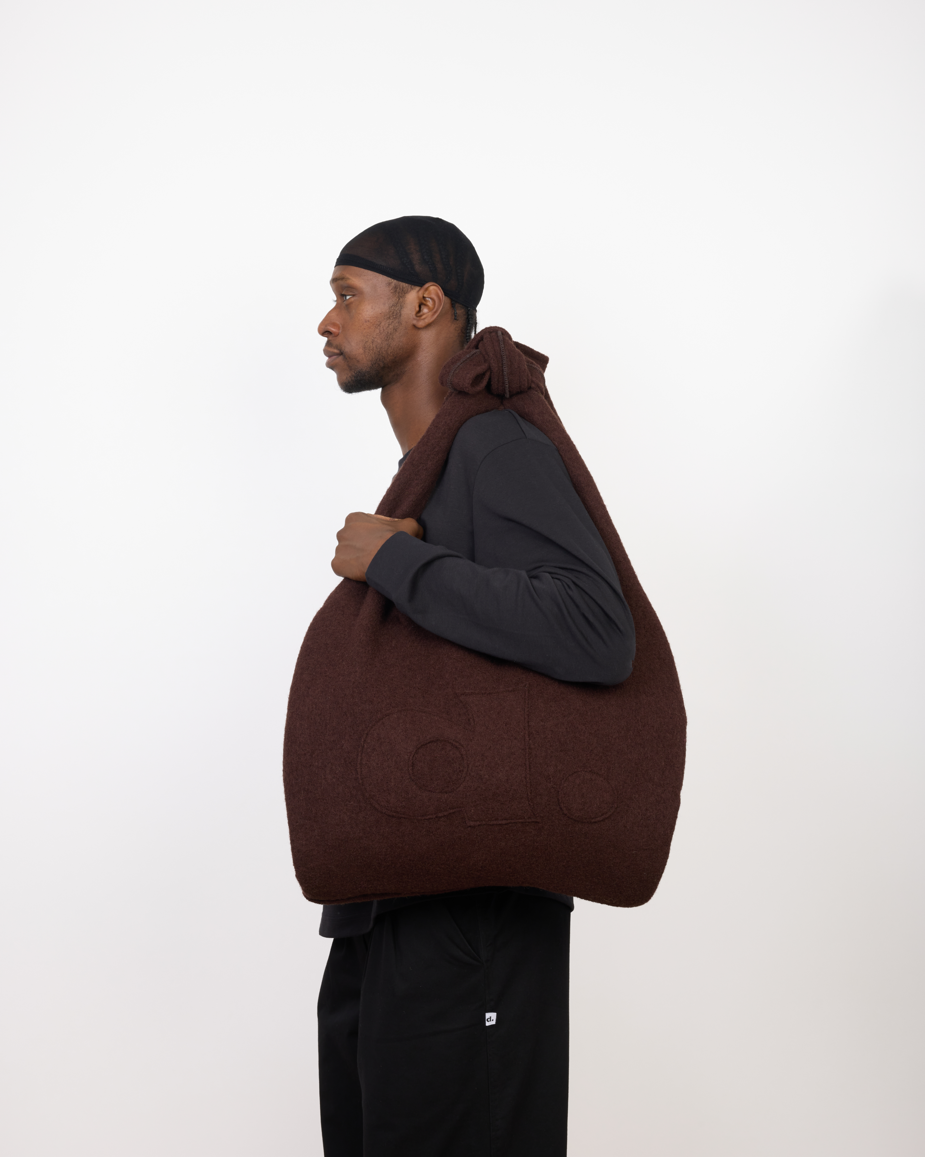 LA BOURSE - LAINE BOUILLIE / MARRON (PRÉCOMMANDE)