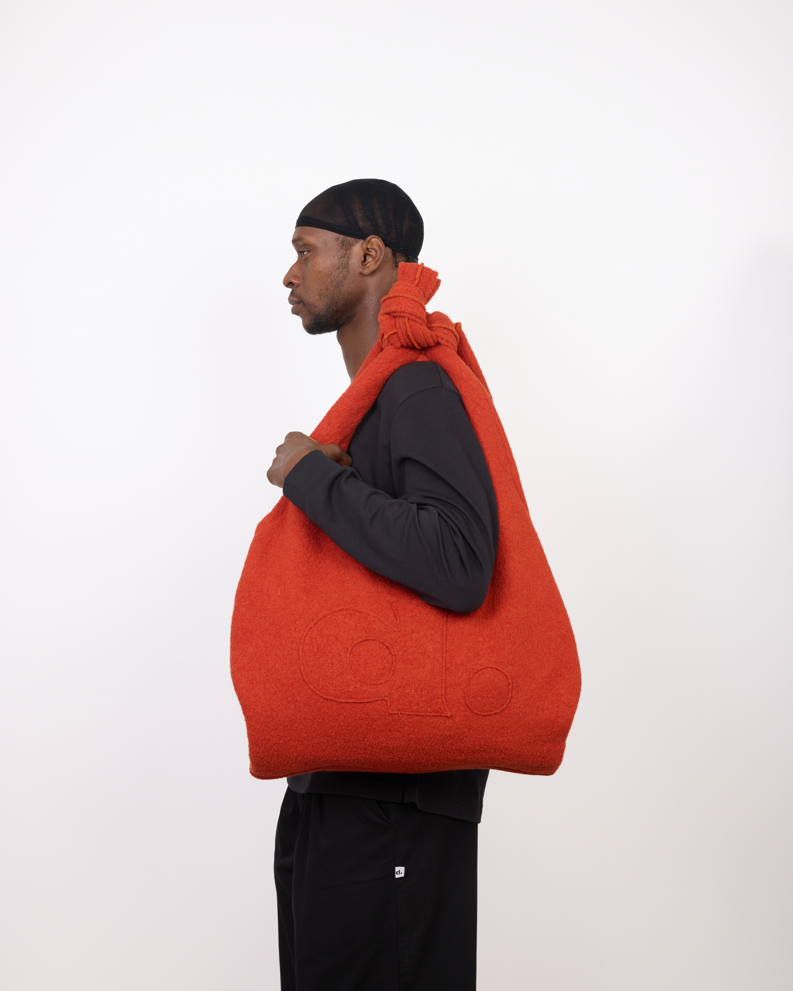 LA BOURSE - LAINE BOUILLIE / ORANGE (PRÉCOMMANDE)