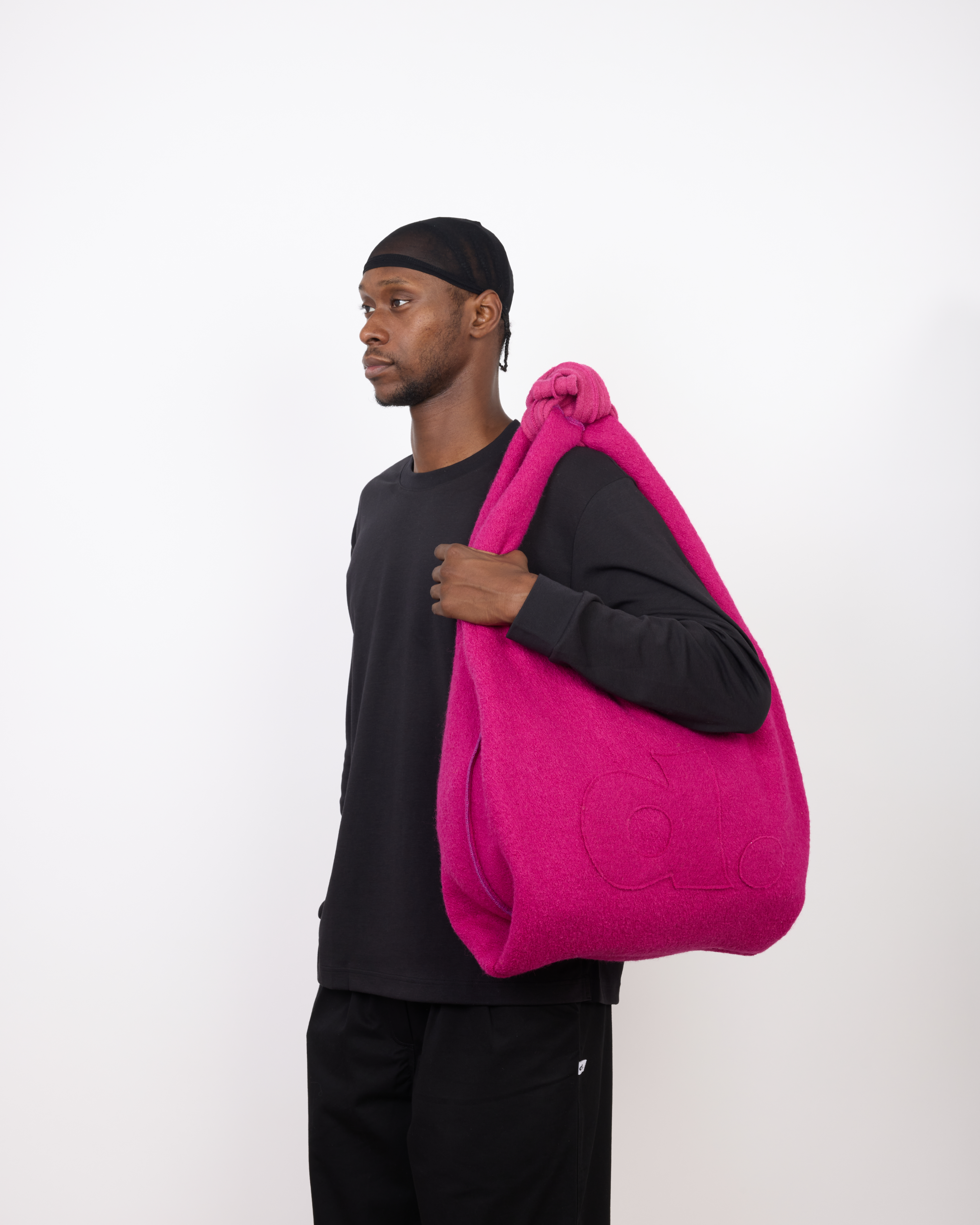 LA BOURSE - LAINE BOUILLIE / FUSCHIA (PRÉCOMMANDE)