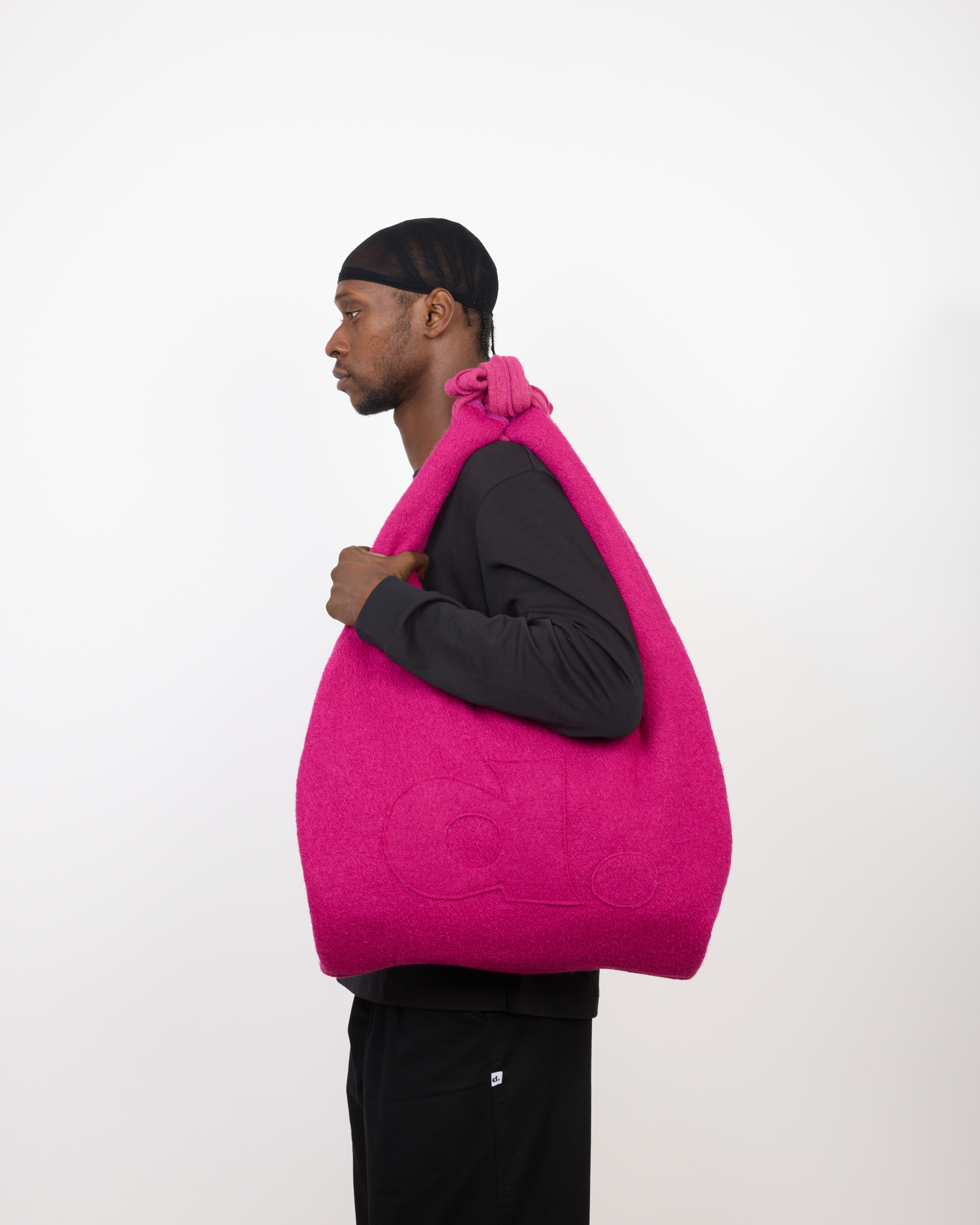 LA BOURSE - LAINE BOUILLIE / FUSCHIA (PRÉCOMMANDE)